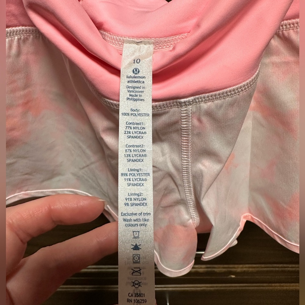 NWT Lululemon Run: Speed Short *2-way Stretch MR 2.5” Size 10 - Picture 3 of 6